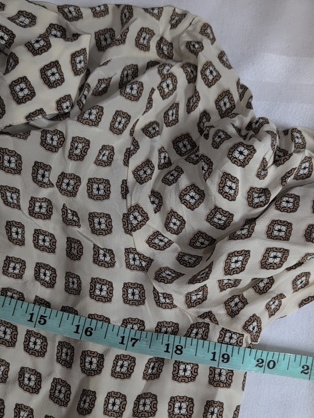 J Crew New Amelia shirt-dress in foulard print CN627 NWT Size M - Picture 8 of 8